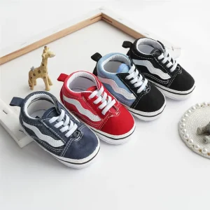 0 1 Year Baby Soft Sole Crib Shoes Infant Toddler Non slip Indoor Pre walking Shoes Fashion Casual Sport Sneakers for Newborn
