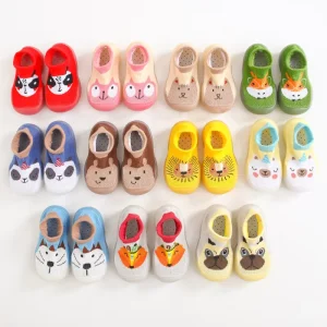 1 4 Years Old Baby Shoes Toddle First Walker Prewalker Soft Cotton Knitted Textile Sock Shoes Infant Boy Girls Casual Sock Shoes