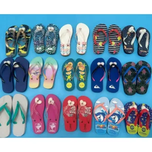 0.38 Dollars Model FLX021 Size 24-35 PVC Children Kids Indoor Bedroom Slippers With Different Patterns
