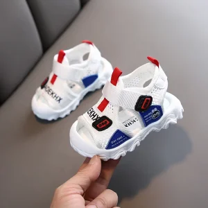 1 2 Years Old Baby Boy Summer Sandals Soft Bottom Toddler Shoes Breathable Non slip Shoes