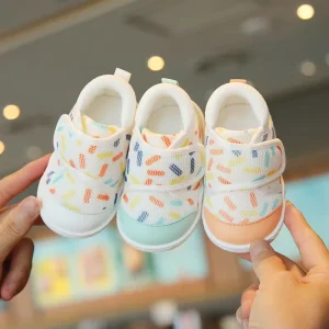 1 2 Years Old Non slip Soft Bottom Baby Shoes Mesh Breathable Boy Girl Baby Toddler Shoes