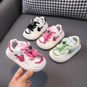 1-6 Years Old Children Shoes Boys and Girls Board Sports Shoes Little Kids Trendy Soft Soles Walking Shoes