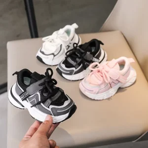 1-7Y Kids Fashion Spring Autumn Children Chunky Sneakers Soft Sole Casual Unisex Baby Sports Shoes