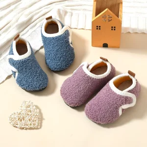 1-8 Years Boys Kids Casual Shoes Winter Non slip Toddler Walking Shoes Plush Soft Sole Prewalkers Sneakers Baby Shoes