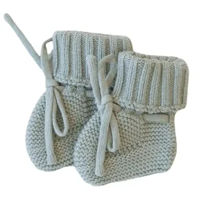 100% Cotton Knitted Infant Toddlers Baby Booties Soft and Comfortable Newborn Shoes New Gift for Boys and Girls