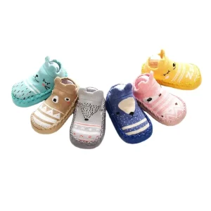 3D Cute Fox Animal Shoes Socks Baby Toddler Non Slip Comfy Floor Socks