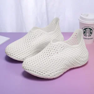 3D Printed Appearance Shoes Parent child Hole Shoes Outdoor Silent Beach Anti Slip Sports Decompression Shoes