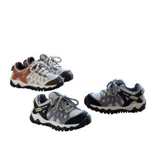 ASM Kids’ Sneakers Spring New Soft Soled Mesh Breathable Running Shoes Boys’ Girls’ Outdoor Velcro Closure Color Blocking