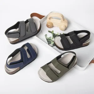 Adjustable Outdoor Kids Sandals Comfortable Anti slip Wear resistant Beach Slippers