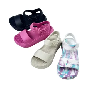 Adjustable Strap Kids’ Sandals Lightweight & Stylish Featuring Tie Dye Pattern Soft & Breathable for Summer Outdoor & Daily Wear