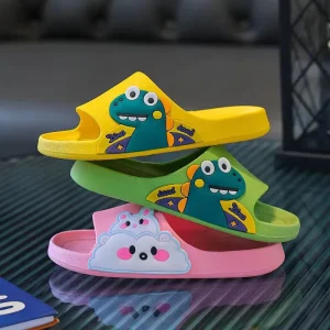 Adult Parent-child slippers Summer Boys Girls Indoor Bath Cartoon Cute Home Shoes High Quality Outdoor Beach Comfortable Leisure