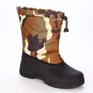 Affordable Camouflage Color Winter Kids Plush Warm Cotton Shoes Hiking Snow Boots for Children Kids Boys