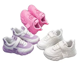 Ailin Kids Sports Shoes for Girls Boys Children Running Sneakers PU Soft School Casual Shoes Classic Fashion Anti-skid Shoes
