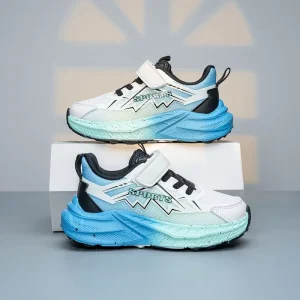 Air Cushion Kids Fashion Sneaker Running Walking Children’s Shoes Kick-back Lightweight Basketball Shoes for Outdoor