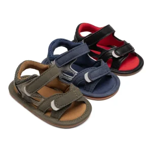 Anti Collision Baby Shoes Simple Baby Boys Open Toe Sandals First Walkers Infant Soft Sole Boys Beach Shoes 0 18M