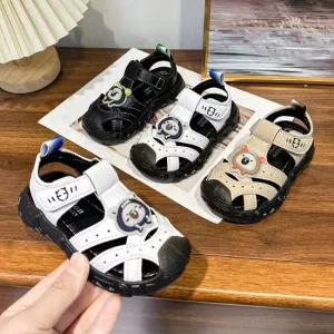 Anti Slip Kids Beach Shoes Summer Children’s Sandals Barefoot Kids Sandals Cartoon Children’s Light Kids Sandals Boys