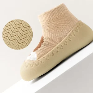 Anti Slip Knitted Baby Winter Shoes Socks for Kids Toddlers Baby Boy Slippers with Socks New Born Socks and Shoes