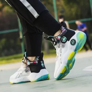 Anti Slip Rubber Out-sole Mens Basketball Shoes Athletic Sneakers Breathable Sports Shoes Sneakers For Man