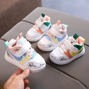 Autumn 0 3 Year Old Children’s Sports Shoes Infant Soft Sole Walking Shoes Male and Female Baby Breathable Mesh Shoes