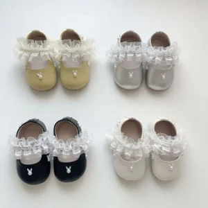 Autumn Baby Soft soled Toddler Shoes Lace Decoration Girls Shoes Fashion Baby Shoes
