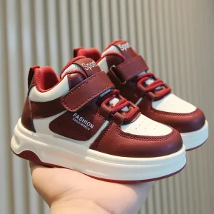 Autumn Casual Sneakers for Boys and Girls Comfortable Running Shoes with Mesh Fashion Element for Baby