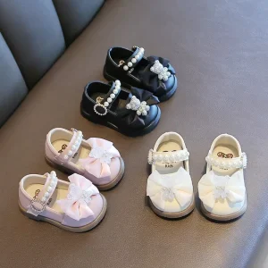 Autumn Girl Baby Shoes Breathable 0-2 Year Baby Sandal Shoes Princess Walking Shoes