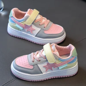 Autumn Kids Sport Shoes with Soft Soles Breathable Mesh Sneakers Boys for Girls Single Pupils Sports Shoes for Children