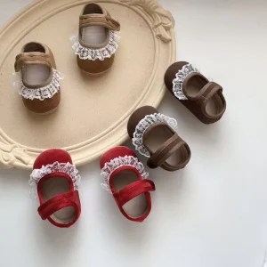 Autumn New Baby Shoes Soft Bottom Girls Shoes Fashionable Infant Walking Shoes