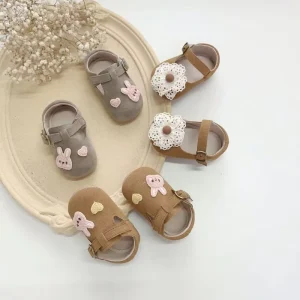 Autumn New Baby Single Shoes Soft Bottom Non slip Girls Walking Shoes Cute Baby Shoes