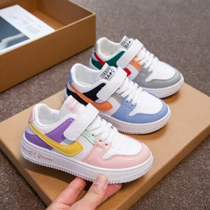 Autumn New Casual Shoes for Boys and Girls Solid Soft Bottom Light for Student