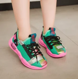 Autumn New Children’s Casual Shoes Girls’ Leisure Running Father Shoes Kids Shoes