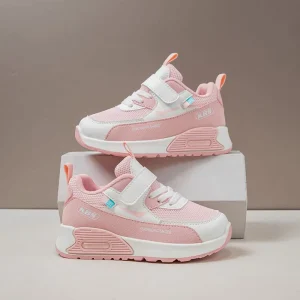 Autumn New Korean Fashion Children’s Sports Shoes Soft Bottom Non slip All match Casual Dad Shoes Slip On Closure Type