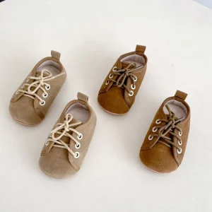 Autumn Newborn Baby Oxfords Shoes Infant Non Slip Wear Resistant Soft Shoes Vintage Baby Girls Shoes