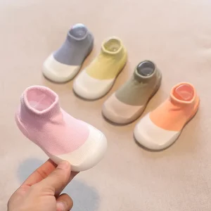 Autumn Spring Children’s Casual Shoes Waterproof Non-Slip Breathable Home Socks for Boys and Girls Baby Walking Shoes