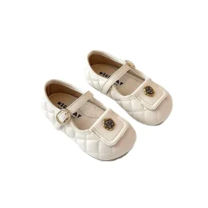 Autumn Spring New Style Children’s Casual Shoes with OEM Logo Soft Sole Slip-On Closure Princess Flat Design