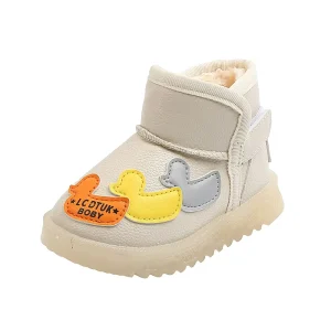 Autumn Winter Children Casual Shoes Baby Girls Fashion Casual Winter Thicken Warm Snow Boots Kids Outdoor Snow Boots