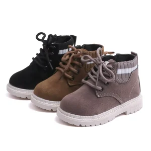 Autumn Winter Kids Outdoor Casual Warm Shoes Baby Girls Boys Non slip Snow Boots