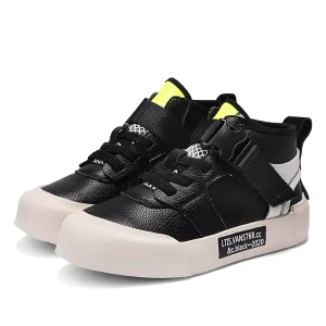 Autumn Winter New Catwalk Net European American Ins High-top Children Kids Casual Shoes