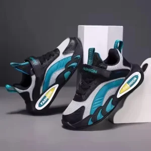 Autumn Winter Spring High Top Sports Loafers Breathable Lightweight Comfortable Basketball Style Shoes for Kids Women Babies