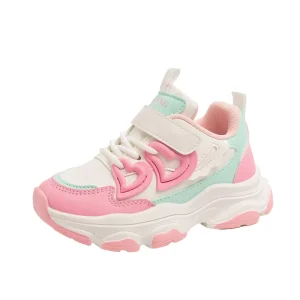 Autumn Winter Waterproof Leather Girls Swivel Buckle Athleisure Shoes Children’s Shoes 26-37