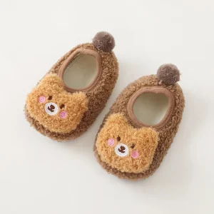 Autumn and Winter Baby Prewalker Crib Shoes Indoor Keep Warm Soft Sole Crochet Knitted Toddlers Shoes Girl Boy Baby Sock