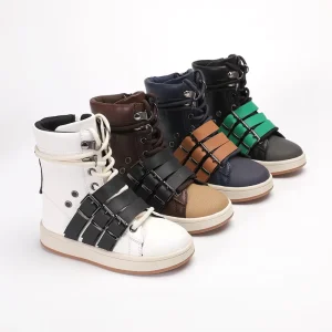 Autumn and Winter High Help Board Shoe tide Boys and Girls Fashion Versatile Shoes Custom Sneakers Kids