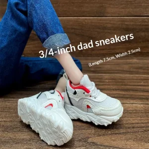 BJD Doll Shoes Sneakers Basketball Mesh Bamboo Unisex 3/4 Length Clunky Shoes 7.5cm Feet Wear 60cm