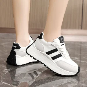 BN007 1 Made In China Simple Style Casual Sports Running Board Shoes Women’s High Quality Outdoor Sneakers