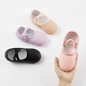 BW20 Kids Adults PU Upper Split Sole Cat Paw Ballet Shoes Soft Dance Slippers for Classical Dance Training Performance