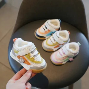 Baby Boy & Girls Toddler Casual Shoes Hook & Loop Closure Arch Support Winter Outdoor Sports Sneakers