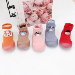 Baby Breathable Mesh Infant Soft Textile Rubber Sole Casual Shoes Toddler Kids Shoe Sock Baby Custom Design
