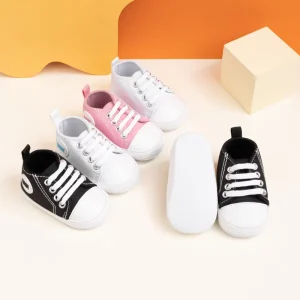 Baby Canvas Shoes Anti-Slip Soft Sole Baby Sneakers Casual Shoes