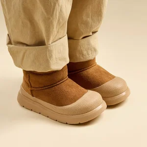 Baby Casual Boots Fashion Children Snow Boots Kids Running Shoes Short Sport Shoes Boys Girls Non slip Mid Calf Leopard