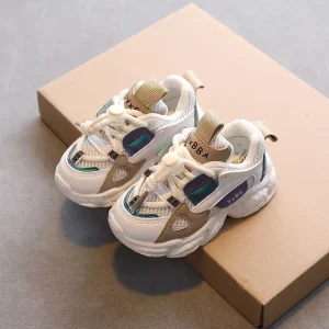 Baby Casual Sports Shoes for Spring and Autumn Light Net Surface Breathable Children’s Shoes for Boys and Girls